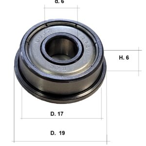 CUSCINETTO INOX RUOTA TRASPORTO FILO