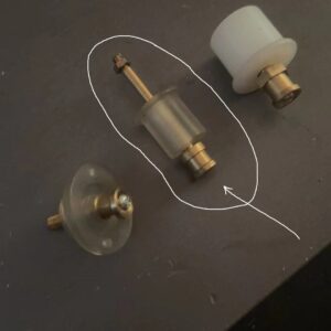 SUPPORTO PLASTICA PATTINO TONDO